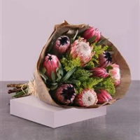 Protea Bouquet in Craft