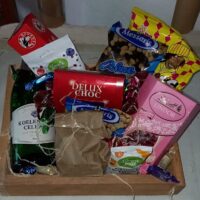 Deluxe Chocolate Savouries Wine Biltong Dry Wors Dried Fruit and Nuts Hamper